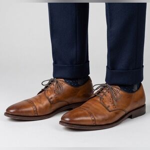 Allen Edmonds Clifton Walnut Brown Leather, Men’s 9.5 D, good condition